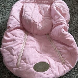 Pink car seat bunting